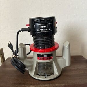 CRAFTSMAN #315.17300 4.5A 25,000 RPM 1/4" 5/8HP ROUTER VINTAGE TESTED